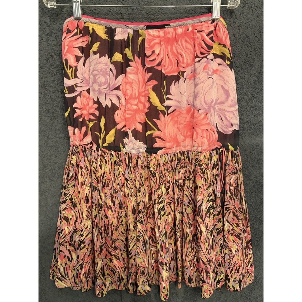 Vivienne Tam 90s Archival 100% Silk Deadstock Skirt Fairy Y2K Boho Vintage 10